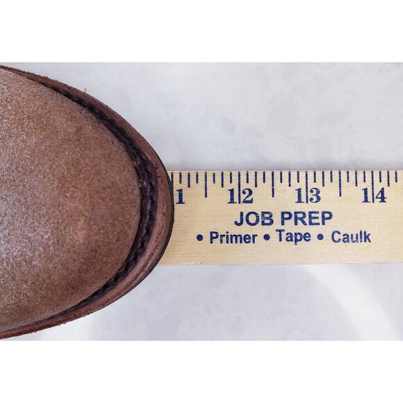 FRYE Veronica Combat Boots Distressed Tan/Beige Women's Size 9 B in VGUC - Picture 12 of 15